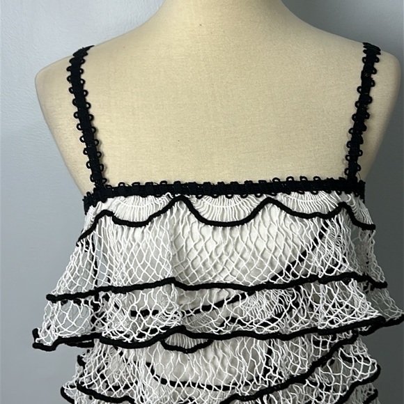 Anthropologie Crochet Ruffle Cami NWT Size Small - Picture 6 of 12